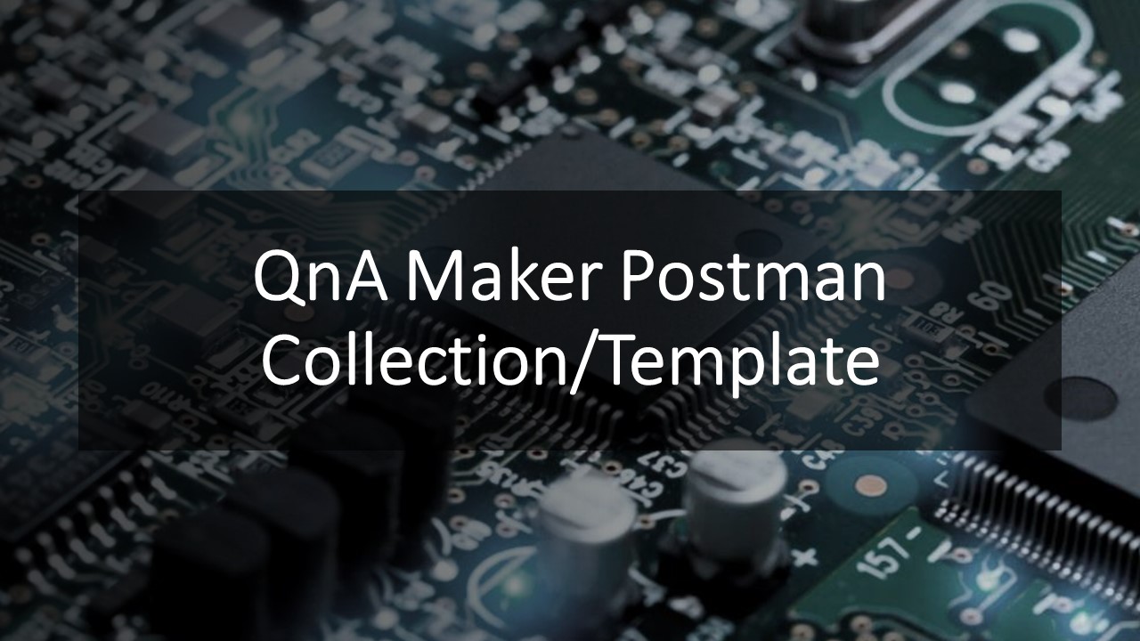 QnA maker Postman collection