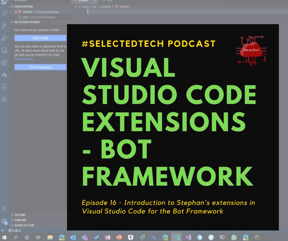 Visual Studio Code Extensions Bot Framework